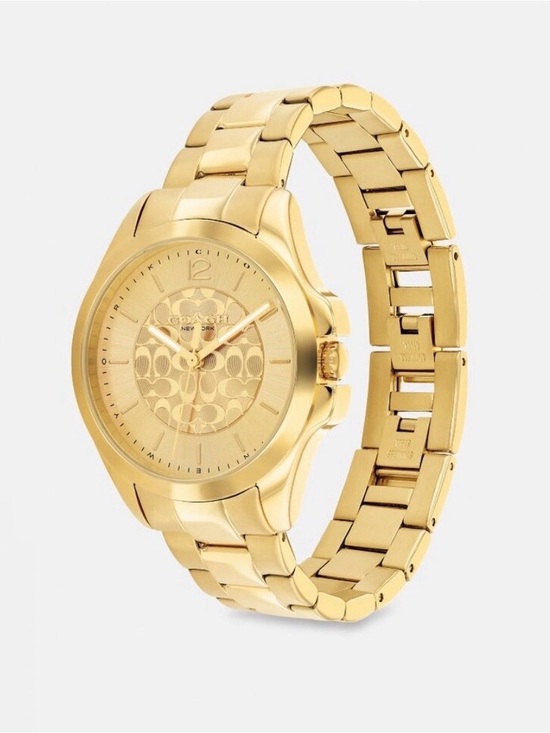 Coach Accessories - Coach Gold-tone Stainless Steel Libby Watch New With Tags